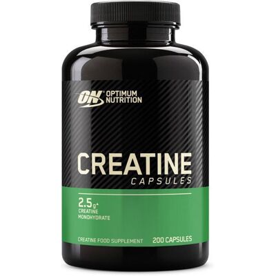 Optimum Nutrition Creatine 2500 - 200 capsules - Cadeau Shaker Inclus - Publicité Optimum Nutrition Creatine 2500 - 200 capsules - Cadeau Shaker Inclus - Publicité