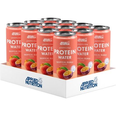 Applied Nutrition Tropical Burst Eau protéinée gazeuse - Eau protéinée - Publicité Applied Nutrition Tropical Burst Eau protéinée gazeuse - Eau protéinée - Publicité
