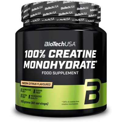Créatine BioTech USA - 100% Creatine Monohydrate - Neon Citrus 300g - Publicité Créatine BioTech USA - 100% Creatine Monohydrate - Neon Citrus 300g - Publicité