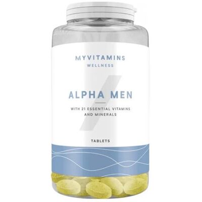 Myvitamins Alpha Men Super Multi Vitamin - 240 Capsules - Publicité Myvitamins Alpha Men Super Multi Vitamin - 240 Capsules - Publicité