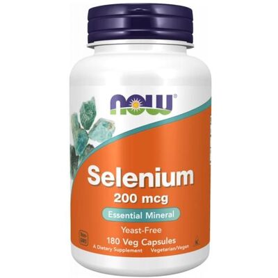 NOW Foods Sélénium 200 mcg Capsules Végétales - Complément Alimentaire - Publicité NOW Foods Sélénium 200 mcg Capsules Végétales - Complément Alimentaire - Publicité