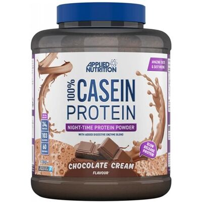 Applied Nutrition 100% Casein Protein - Crème Chocolat - 1800 g - Publicité Applied Nutrition 100% Casein Protein - Crème Chocolat - 1800 g - Publicité