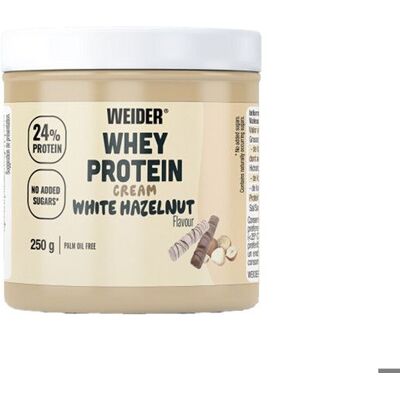 WEIDER - Whey Protein Cream - Chocolat Blanc et Noisette - 250g - Pâte protéinée - Publicité WEIDER - Whey Protein Cream - Chocolat Blanc et Noisette - 250g - Pâte protéinée - Publicité