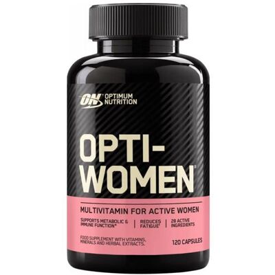 Optimum Nutrition Opti-Women 120 Capsules - Multivitamine pour Femmes - Publicité Optimum Nutrition Opti-Women 120 Capsules - Multivitamine pour Femmes - Publicité