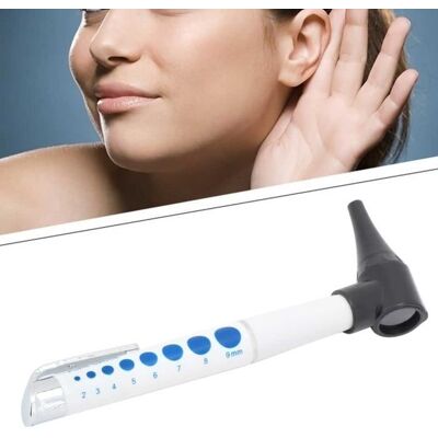 Mini Otoscope - Tbest - Inspection des oreilles - 3 têtes remplaçables - LED 50000 heures - Portable Noir - Publicité Mini Otoscope - Tbest - Inspection des oreilles - 3 têtes remplaçables - LED 50000 heures - Portable Noir - Publicité