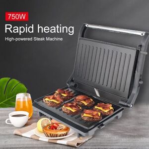 MOOHOP Barbecue électrique de table - EU - 750 W - Acier inoxydable - Nettoyage facile - Noir Noir - Publicité MOOHOP Barbecue électrique de table - EU - 750 W - Acier inoxydable - Nettoyage facile - Noir Noir - Publicité