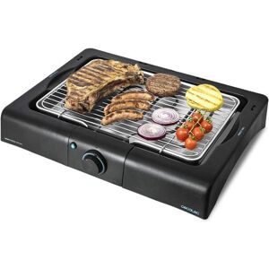 Barbecue électrique de table - RUSSBOY - 2400 W de puissance - Gril en acier inoxydable Noir - Publicité Barbecue électrique de table - RUSSBOY - 2400 W de puissance - Gril en acier inoxydable Noir - Publicité