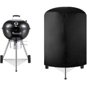 Housse de barbecue ronde imperméable en tissu Oxford 420D avec revêtement de PVC - Dimensions 71x68cm Noir - Publicité Housse de barbecue ronde imperméable en tissu Oxford 420D avec revêtement de PVC - Dimensions 71x68cm Noir - Publicité