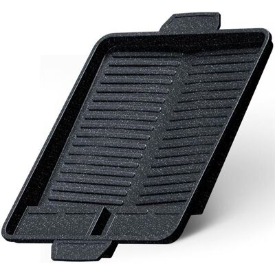 EVOCAMP Plaque de gril/plancha rehausse pour réchaud à gaz poêle grill antiadhésive accessoire BBQ camping réchaud camping Noir - Publicité EVOCAMP Plaque de gril/plancha rehausse pour réchaud à gaz poêle grill antiadhésive accessoire BBQ camping réchaud camping Noir - Publicité