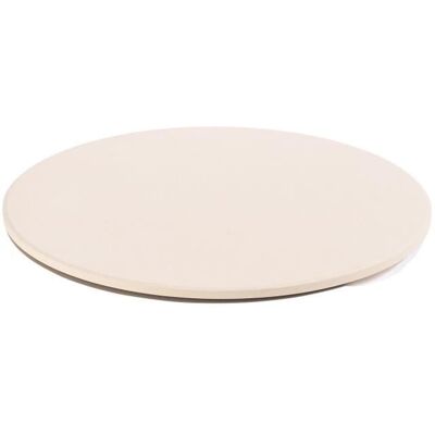 Pierre à pizza pour cuisson au barbecue - Ronde 33 cm - Publicité Pierre à pizza pour cuisson au barbecue - Ronde 33 cm - Publicité