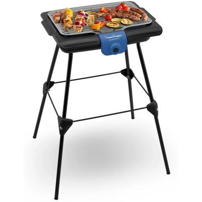 MOULINEX BBQ ELECTRIQUE BG135812 ACCESSIMO PIEDS 2100 W GRILLE AMOVIBLE Noir - Publicité MOULINEX BBQ ELECTRIQUE BG135812 ACCESSIMO PIEDS 2100 W GRILLE AMOVIBLE Noir - Publicité