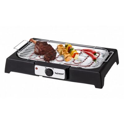 Techwood TBQ-826 - Barbecue Electrique de Table 2000W Noir - Publicité Techwood TBQ-826 - Barbecue Electrique de Table 2000W Noir - Publicité