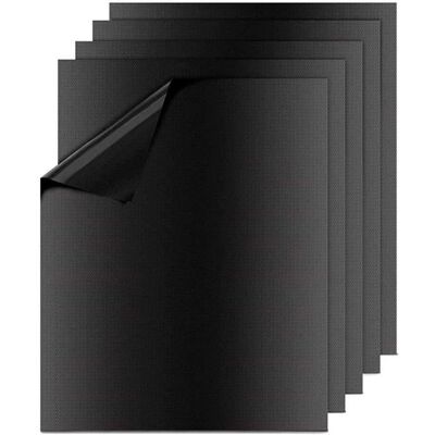 Tapis de Barbecue - USTENSILE BARBECUE PLANCHA - Set de 5 Papier Cuisson Mats - Anti-adhérent et Réutilisable Noir - Publicité Tapis de Barbecue - USTENSILE BARBECUE PLANCHA - Set de 5 Papier Cuisson Mats - Anti-adhérent et Réutilisable Noir - Publicité