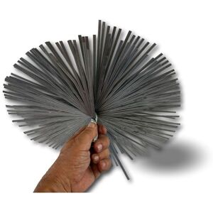 KIBROS Hérisson rond ramonage acier conduit non gainé Ø350mm Embout acier fileté M12*175mm Cheminée chaudière canalisation 4ER35 - Publicité KIBROS Hérisson rond ramonage acier conduit non gainé Ø350mm Embout acier fileté M12*175mm Cheminée chaudière canalisation 4ER35 - Publicité