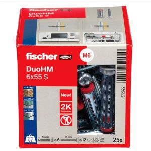 Fischer Chevilles métallique pour corps creux DuoHM 6X55 embout PZ - FISHER - 572922 - Publicité Fischer Chevilles métallique pour corps creux DuoHM 6X55 embout PZ - FISHER - 572922 - Publicité