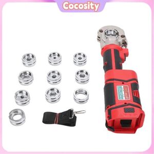 COCOSITY Pince à Sertir Hydraulique Électrique 60KN sans Fil avec Matrices pour Cosses de Câble Cuivre Aluminium - Publicité COCOSITY Pince à Sertir Hydraulique Électrique 60KN sans Fil avec Matrices pour Cosses de Câble Cuivre Aluminium - Publicité