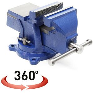 HELLOSHOP26 Étau heavy duty mâchoire de serrage 100 mm 360 degrés avec enclume atelier 16_0000320 Noir - Publicité HELLOSHOP26 Étau heavy duty mâchoire de serrage 100 mm 360 degrés avec enclume atelier 16_0000320 Noir - Publicité