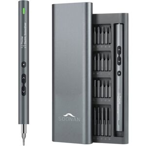 Mini Tournevis Électrique SOONAN 62 en 1 Rechargeable Sans Fil avec 48 Embouts - Publicité Mini Tournevis Électrique SOONAN 62 en 1 Rechargeable Sans Fil avec 48 Embouts - Publicité