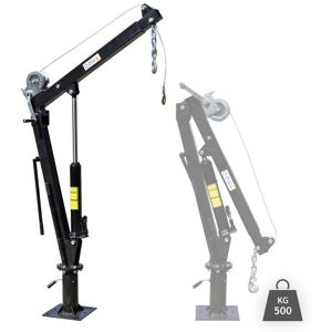 Grue de levage pick up - HELLOSHOP26 - 500 kg - Tête pivotante 360° - Poids 435 kg - Publicité Grue de levage pick up - HELLOSHOP26 - 500 kg - Tête pivotante 360° - Poids 435 kg - Publicité