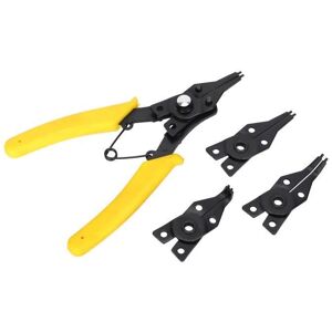 Zerone Pinces à circlips Pince à Circlips 4 en 1 Outil de Combinaison à Main Interne/Externe avec Poignée en Plastique Blanc - Publicité Zerone Pinces à circlips Pince à Circlips 4 en 1 Outil de Combinaison à Main Interne/Externe avec Poignée en Plastique Blanc - Publicité