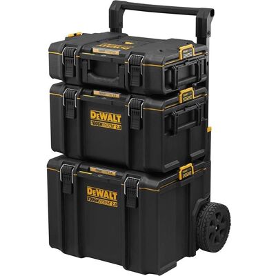 Pack 3 pièces en 1 Toughsystem 2.0 - DEWALT - DWST83402-1 Noir - Publicité Pack 3 pièces en 1 Toughsystem 2.0 - DEWALT - DWST83402-1 Noir - Publicité