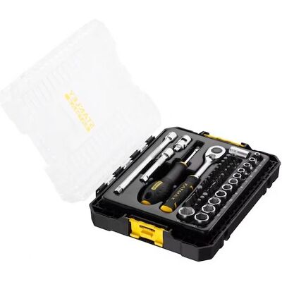 COFFRET DE DOUILLES STAKBOX M - ¼ STANLEY JEU DE 48 PCS - FATMAX - FMMT98101-0 - Publicité COFFRET DE DOUILLES STAKBOX M - ¼ STANLEY JEU DE 48 PCS - FATMAX - FMMT98101-0 - Publicité
