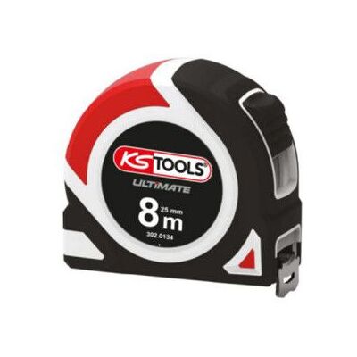 Mètre à ruban bi-matière KS Tools ULTIMATE - 8x25 mm - Publicité Mètre à ruban bi-matière KS Tools ULTIMATE - 8x25 mm - Publicité