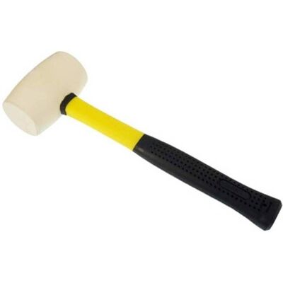 Maillet Caoutchouc 60 mm 570g - Blanc - Idéal pour Travaux de Finition - Qualité Professionnelle - Beast Blanc - Publicité Maillet Caoutchouc 60 mm 570g - Blanc - Idéal pour Travaux de Finition - Qualité Professionnelle - Beast Blanc - Publicité