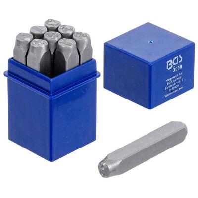 BRAND BGS CHIFFRES A FRAPPER JEU DE 9 CHIFFRES - choisissezici : 08 mm - Publicité BRAND BGS CHIFFRES A FRAPPER JEU DE 9 CHIFFRES - choisissezici : 08 mm - Publicité