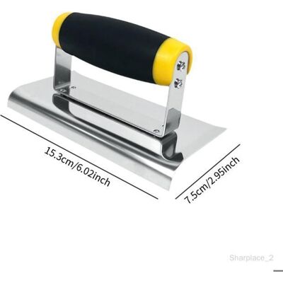 KJEHOME Truelle angle pour maçonnerie finition stuc outil de plâtrage accessoires résistant à la rouille Multicolore PLATOIR - Publicité KJEHOME Truelle angle pour maçonnerie finition stuc outil de plâtrage accessoires résistant à la rouille Multicolore PLATOIR - Publicité