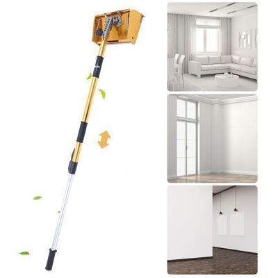 OUKANING Kit d’outils de finition pour cloison sèche boîte plate de 25 cm truelle rouleau dangle avec poignée réglable de 100 à 150 cm Jaune - Publicité OUKANING Kit d’outils de finition pour cloison sèche boîte plate de 25 cm truelle rouleau dangle avec poignée réglable de 100 à 150 cm Jaune - Publicité