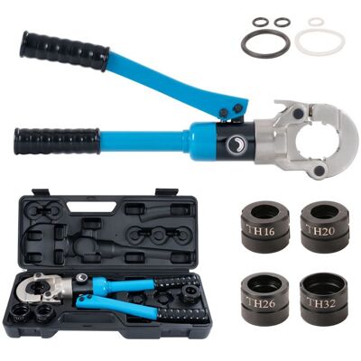Pince à Sertir Multicouche professionnelle TEENO Pour Tuyau Plastique AluminiumAcier InoxydablePour Raccords sur Bleu Bleu - Publicité Pince à Sertir Multicouche professionnelle TEENO Pour Tuyau Plastique AluminiumAcier InoxydablePour Raccords sur Bleu Bleu - Publicité