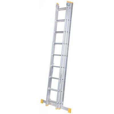 Échelle transformable - MON MOBILIER DESIGN - ATRA - Aluminium léger - 9 marches - Charge 150 kg - Publicité Échelle transformable - MON MOBILIER DESIGN - ATRA - Aluminium léger - 9 marches - Charge 150 kg - Publicité