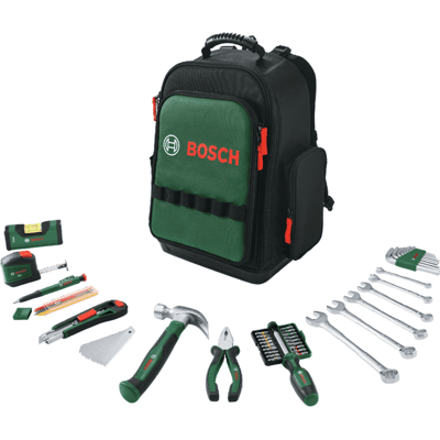 Set sac à dos à outils 60 pcs BOSCH - Publicité Set sac à dos à outils 60 pcs BOSCH - Publicité
