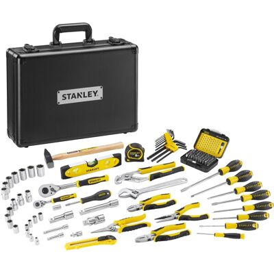 Malette à outils 119 pièces - STANLEY - STMT72986-1 - Assortiment complet répartis sur 3 niveaux - Noir et jaune Jaune - Publicité Malette à outils 119 pièces - STANLEY - STMT72986-1 - Assortiment complet répartis sur 3 niveaux - Noir et jaune Jaune - Publicité