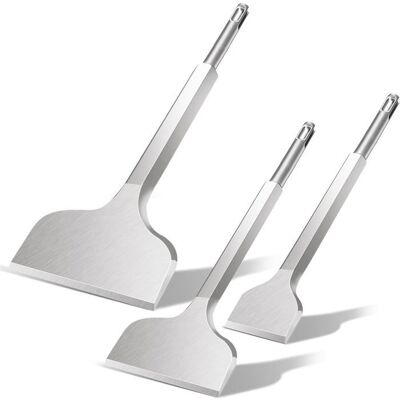 JBNIUAY Burin SDS Plus Premium 3 Pièces - Tailles 40/75/100 mm - Pour déposer carreaux colle béton pierre naturelle et maçonnerie - Publicité JBNIUAY Burin SDS Plus Premium 3 Pièces - Tailles 40/75/100 mm - Pour déposer carreaux colle béton pierre naturelle et maçonnerie - Publicité