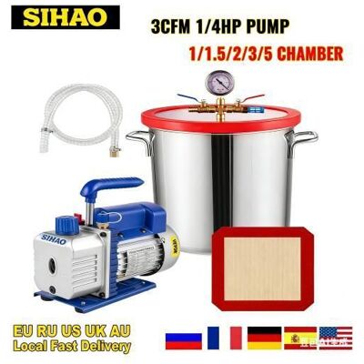 VEVOR Pompe à vide 85 L/min - Frigoriste Climatiseur 1720RPM - 4CFM by SIHAO1/3CVRéparation automobile / Mise sous vide des aliments - Publicité VEVOR Pompe à vide 85 L/min - Frigoriste Climatiseur 1720RPM - 4CFM by SIHAO1/3CVRéparation automobile / Mise sous vide des aliments - Publicité