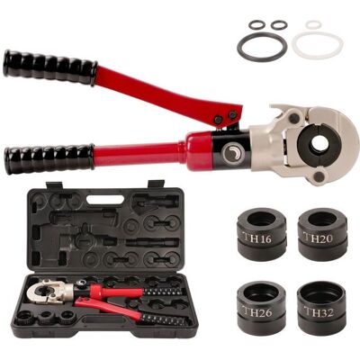 Pince à Sertir Multicouche professionnelle TEENO Pour Tuyau Plastique AluminiumAcier InoxydablePour Raccords sur Rouge Rouge - Publicité Pince à Sertir Multicouche professionnelle TEENO Pour Tuyau Plastique AluminiumAcier InoxydablePour Raccords sur Rouge Rouge - Publicité