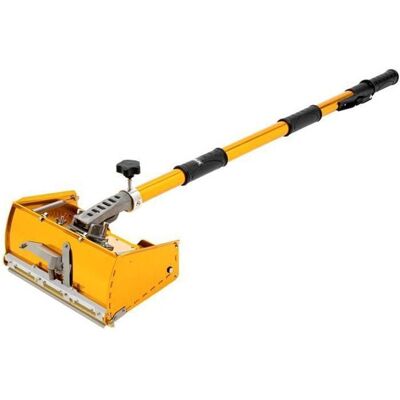 OUKANING Truelle de finition murale de 24 cm - Pour plâtrage - Avec poignée réglable de 101 à 160 cm - Outil à main en acier inoxydable Blanc - Publicité OUKANING Truelle de finition murale de 24 cm - Pour plâtrage - Avec poignée réglable de 101 à 160 cm - Outil à main en acier inoxydable Blanc - Publicité