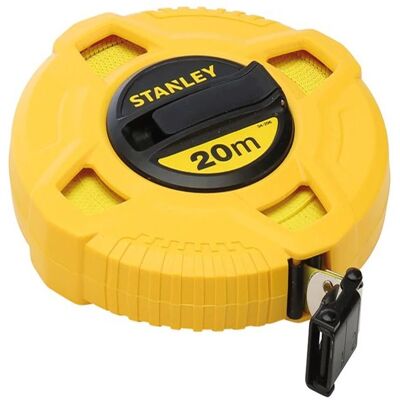 Mesure longue ruban fibre de verre 20mx127mm - STANLEY - 0-34-296 Jaune - Publicité Mesure longue ruban fibre de verre 20mx127mm - STANLEY - 0-34-296 Jaune - Publicité