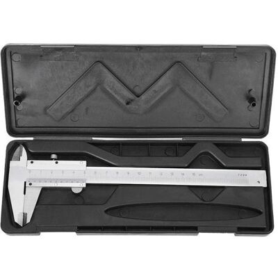 Vernier Caliper 0-150mm Acier au Carbone Outil de Mesure Jauge Micrométrique Haute Précision Accessoire Mesure Cuneary - Publicité Vernier Caliper 0-150mm Acier au Carbone Outil de Mesure Jauge Micrométrique Haute Précision Accessoire Mesure Cuneary - Publicité