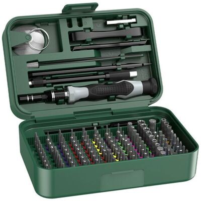 ORIA Kit Tournevis de Précision Tournevis de Magnétique 132 en 1 avec 108 Embouts Outils de Réparation Pour Vert - Publicité ORIA Kit Tournevis de Précision Tournevis de Magnétique 132 en 1 avec 108 Embouts Outils de Réparation Pour Vert - Publicité