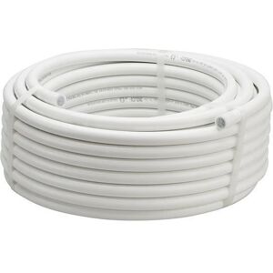 Couronne Tube Multicouche Nu Ø16 - 50m - NT NOYON & THIEBAULT - QualiBat - 10 bar - 100°C Blanc - Publicité Couronne Tube Multicouche Nu Ø16 - 50m - NT NOYON & THIEBAULT - QualiBat - 10 bar - 100°C Blanc - Publicité