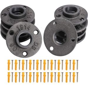 10 brides filetées BSP 3/4 brides de tuyau 3 trous avec vis brides de raccordement en fonte malléable pour tuyaux et robinets. Publicité 10 brides filetées BSP 3/4 brides de tuyau 3 trous avec vis brides de raccordement en fonte malléable pour tuyaux et robinets. Publicité