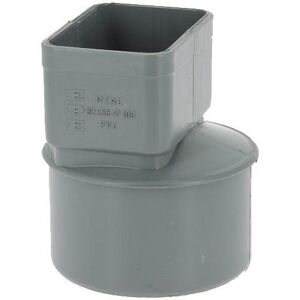 ADEQUA Manchon PVC Ø100 pour sortie tube alu 82x56mm gris MTAL - Publicité ADEQUA Manchon PVC Ø100 pour sortie tube alu 82x56mm gris MTAL - Publicité