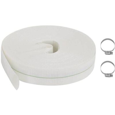 Tuyau plat PVC - vidaxl - 50 m - Diamètre 25 mm - Blanc - Pression 8 bar - Pression déclatement 24 bar Blanc - Publicité Tuyau plat PVC - vidaxl - 50 m - Diamètre 25 mm - Blanc - Pression 8 bar - Pression déclatement 24 bar Blanc - Publicité