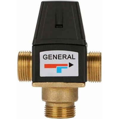 Mitigeur thermostatique monobloc laiton 3 voies DN20 - chauffe-eau solaires vanne Noir - Publicité Mitigeur thermostatique monobloc laiton 3 voies DN20 - chauffe-eau solaires vanne Noir - Publicité