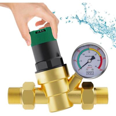 WEEWA Reducteur de Pression eau 1/2 Reducteur de Pression de Pression Réducteur de Pression deau pour Réguler La Pression - Publicité WEEWA Reducteur de Pression eau 1/2 Reducteur de Pression de Pression Réducteur de Pression deau pour Réguler La Pression - Publicité