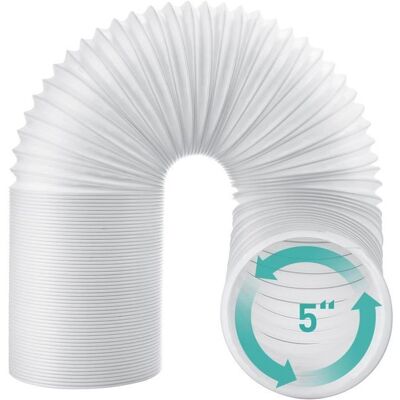 Tuyau dEvacuation dAir en PP FlexibleDiamètre de 130mm Longueur de 15m pour Climatisation Mobile Climatiseur Blanc - Publicité Tuyau dEvacuation dAir en PP FlexibleDiamètre de 130mm Longueur de 15m pour Climatisation Mobile Climatiseur Blanc - Publicité