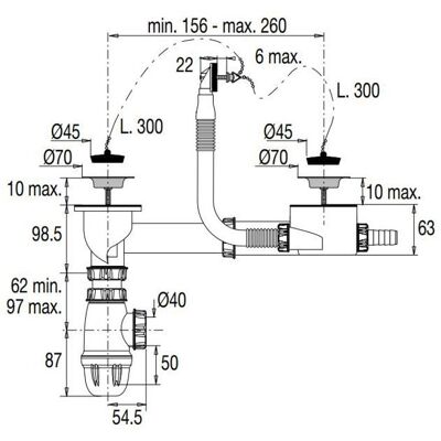 Accessoire en plastique pour évier VALENTIN - 78450000000 - Sink Accessory - Publicité Accessoire en plastique pour évier VALENTIN - 78450000000 - Sink Accessory - Publicité